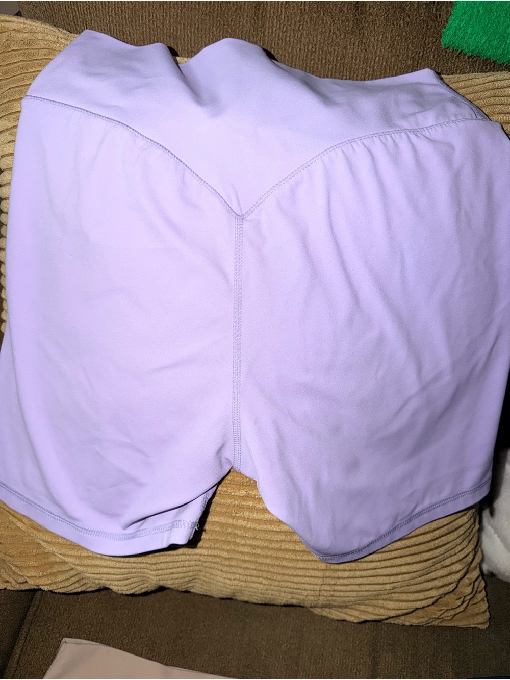 Lavender green and nude -High-Waist Bike Shorts for Women